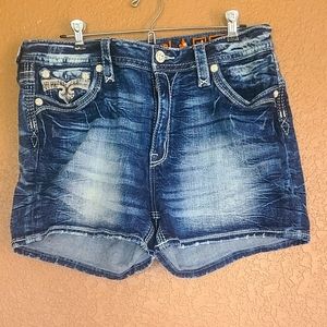 Womans rock revival shorts